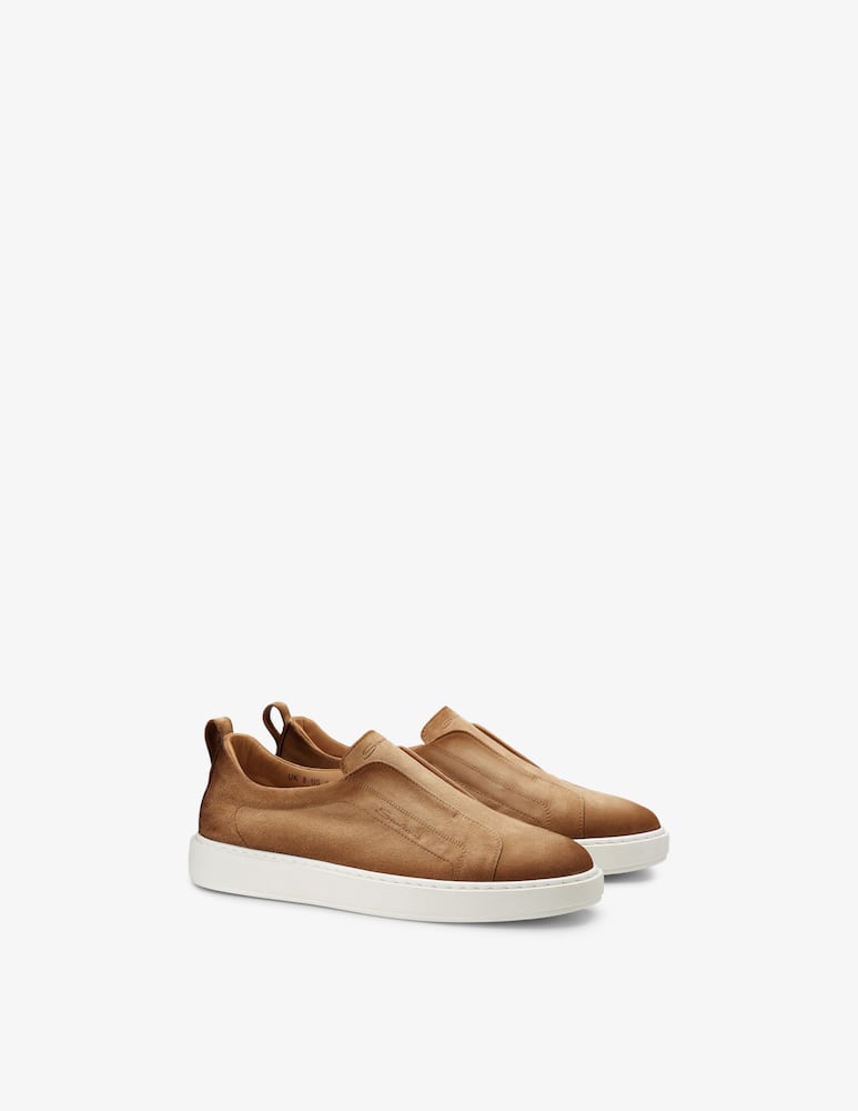 Santoni Suede slip-on sneakers - picture 2 Santoni Suede slip-on sneakers - picture 2