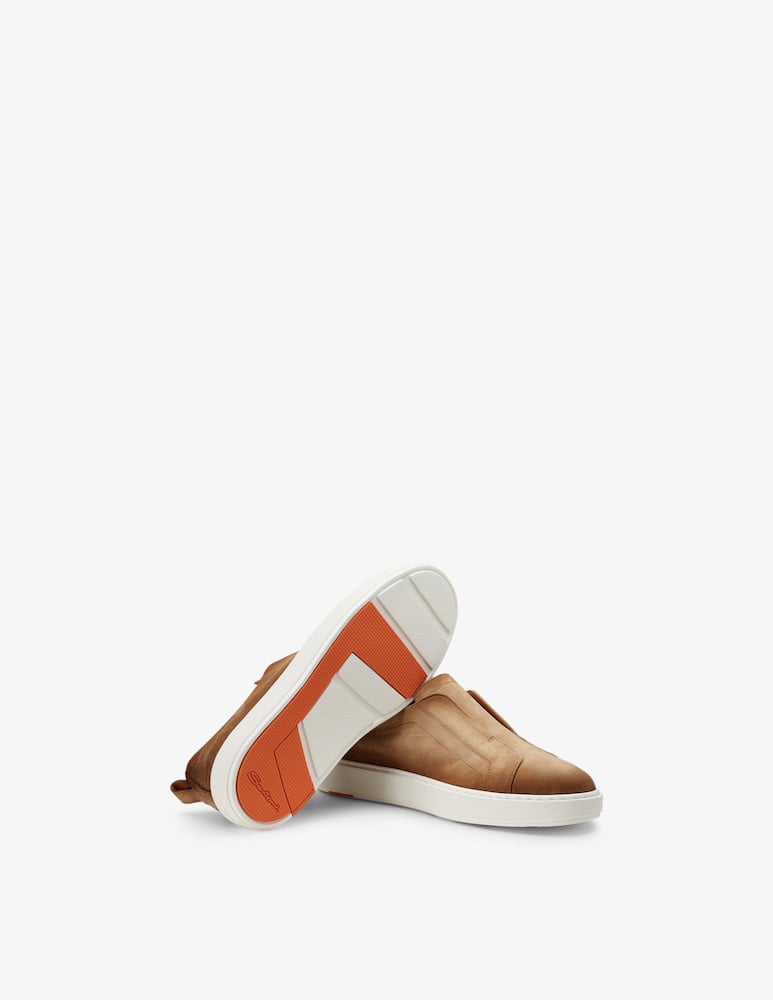 Santoni Suede slip-on sneakers - picture 5 Santoni Suede slip-on sneakers - picture 5