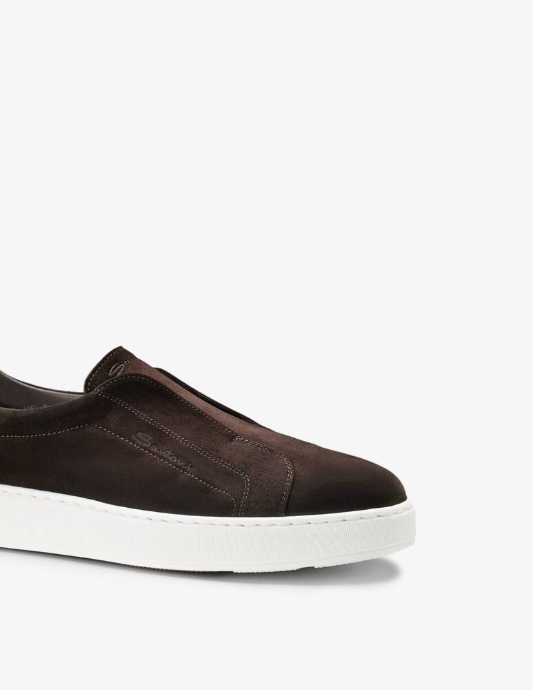 Santoni Suede slip-on sneakers - picture 4 Santoni Suede slip-on sneakers - picture 4