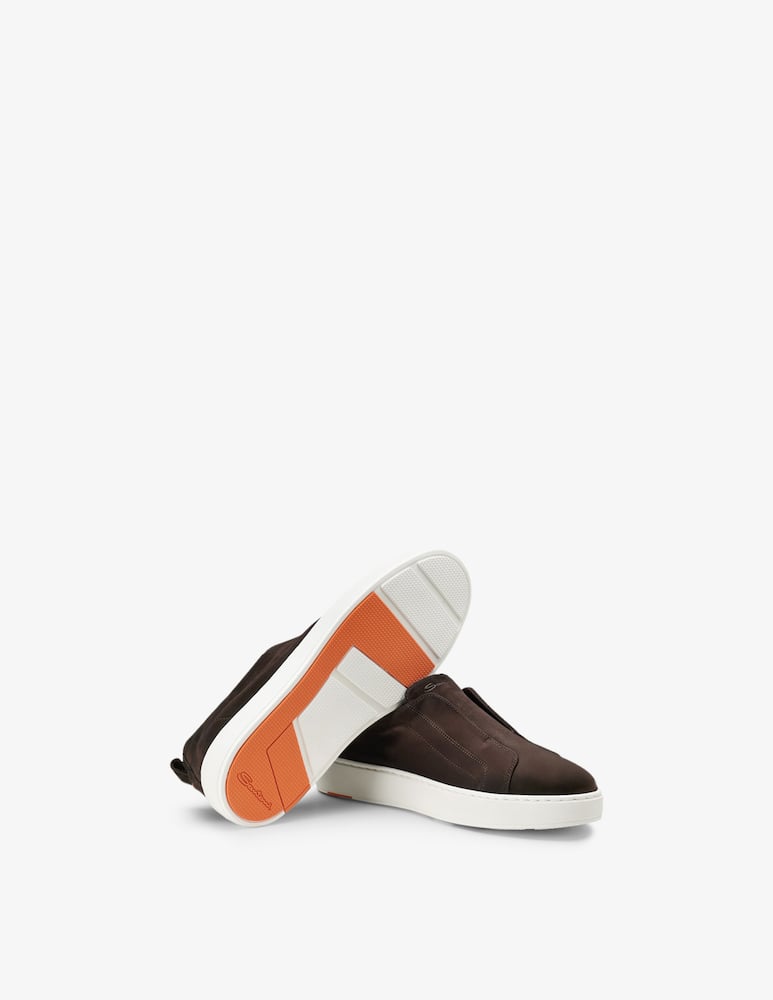 Santoni Suede slip-on sneakers - picture 5 Santoni Suede slip-on sneakers - picture 5