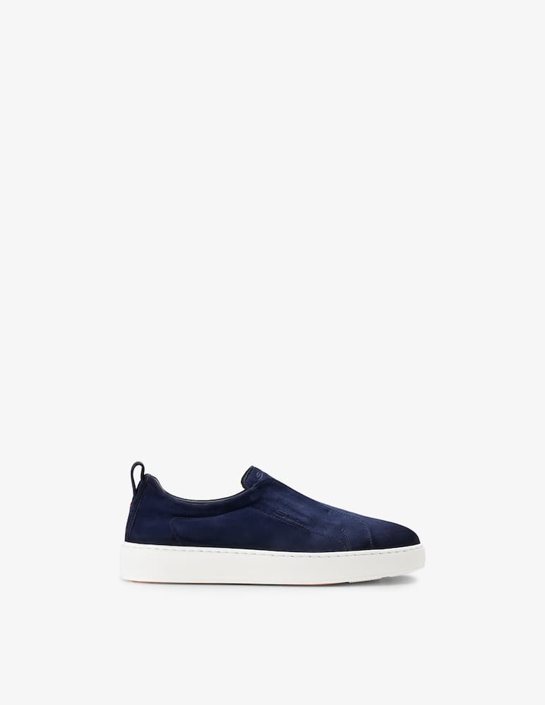 Santoni Suede slip-on sneakers - picture 1 Santoni Suede slip-on sneakers - picture 1