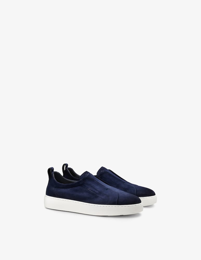 Santoni Suede slip-on sneakers - picture 2 Santoni Suede slip-on sneakers - picture 2
