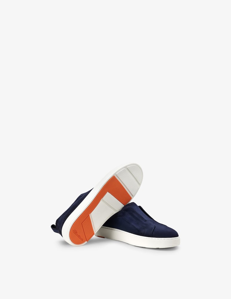 Santoni Suede slip-on sneakers - picture 5 Santoni Suede slip-on sneakers - picture 5