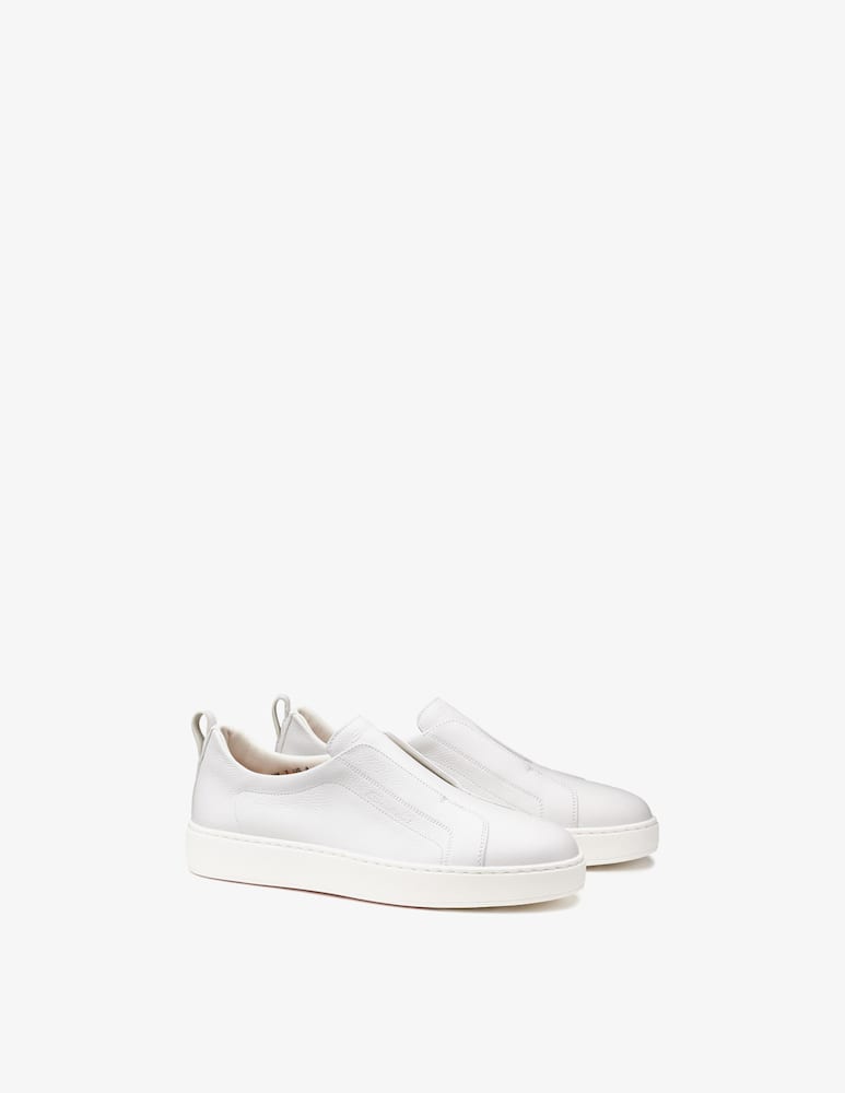 Santoni Slip-on leather sneakers - picture 2 Santoni Slip-on leather sneakers - picture 2