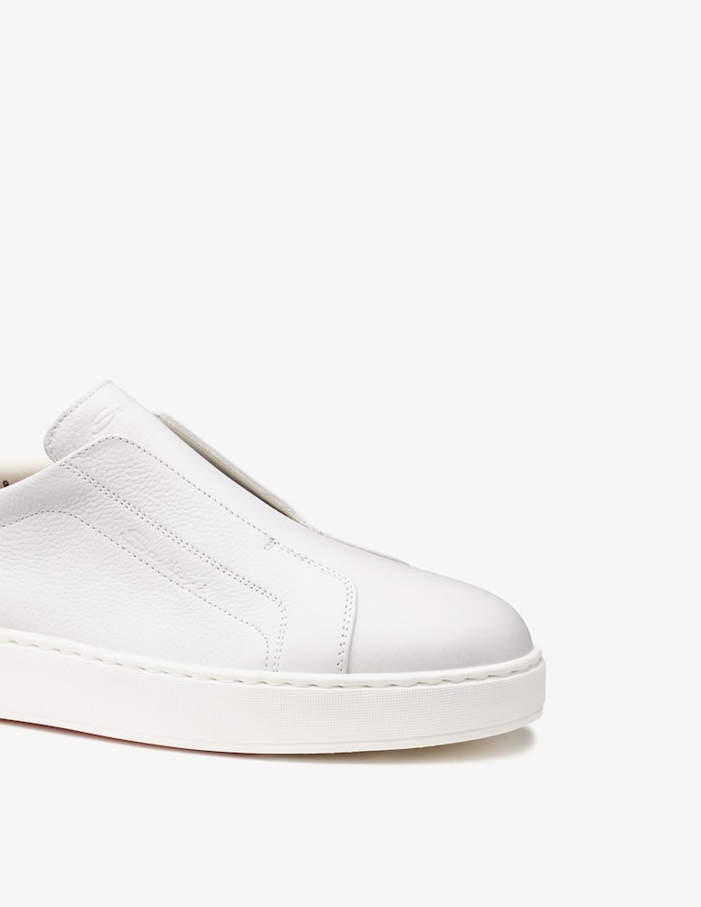 Santoni Slip-on leather sneakers - picture 3 Santoni Slip-on leather sneakers - picture 3