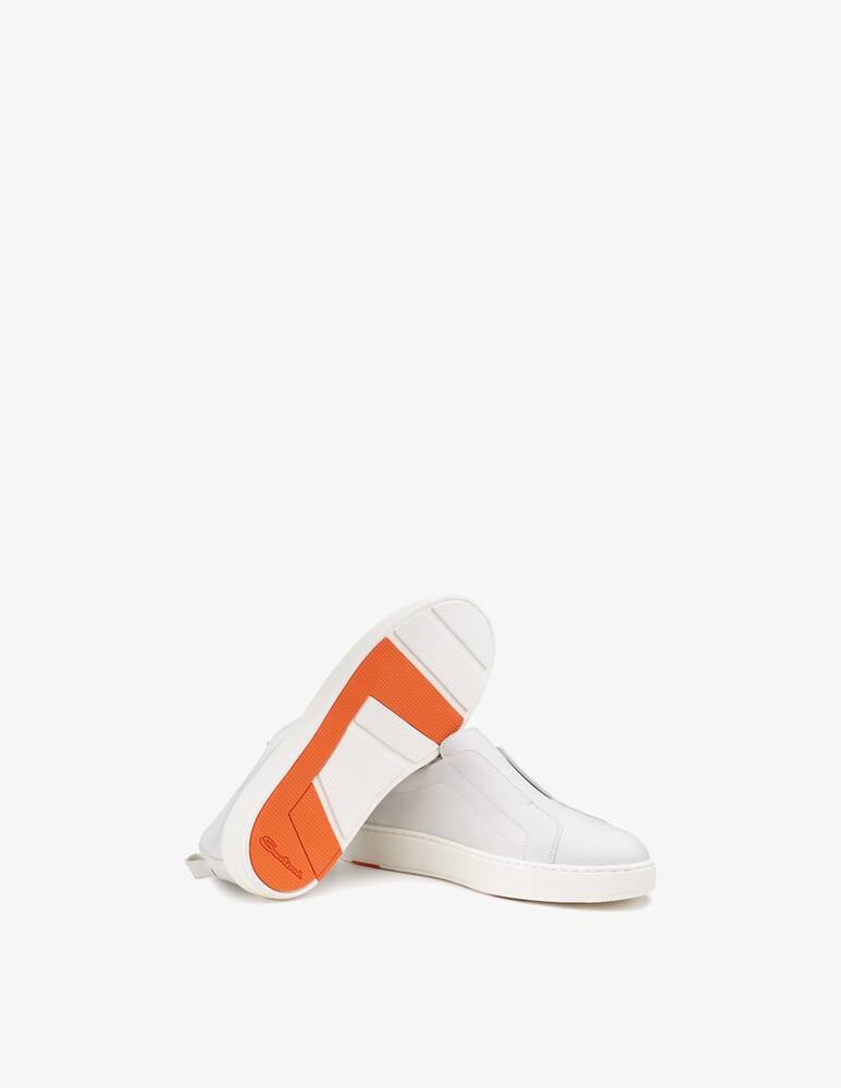 Santoni Slip-on leather sneakers - picture 5 Santoni Slip-on leather sneakers - picture 5
