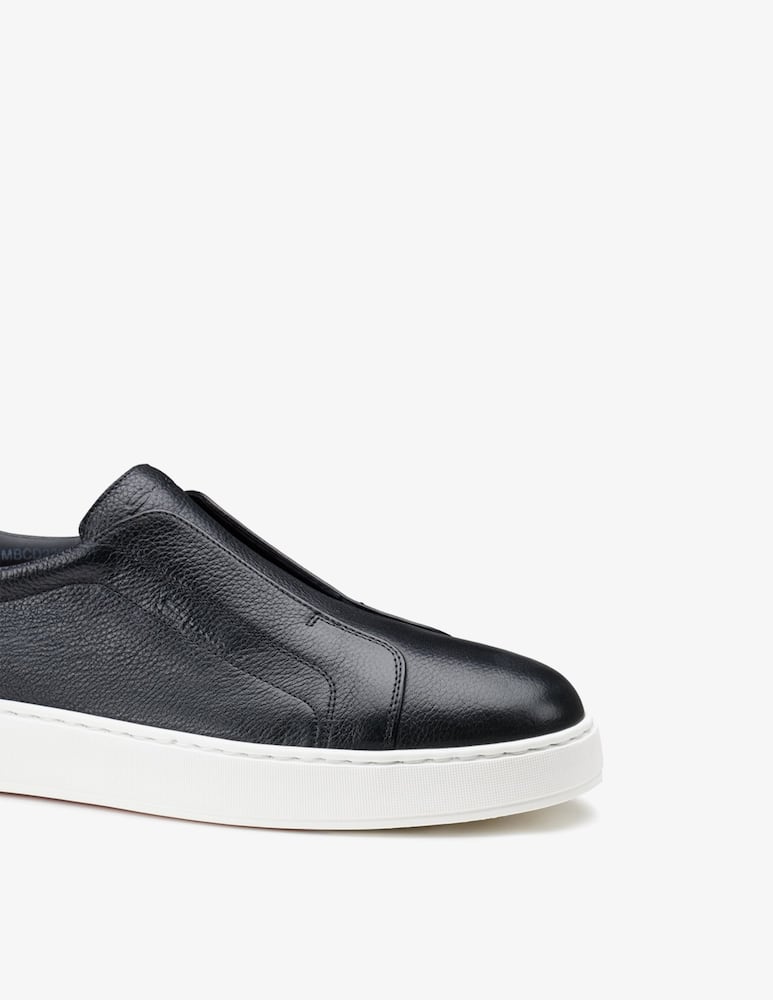 Santoni Sneakers slip-on in pelle - immagine 3 Santoni Sneakers slip-on in pelle - immagine 3