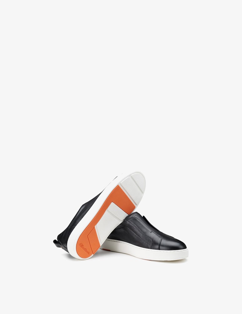 Santoni Sneakers slip-on in pelle - immagine 5 Santoni Sneakers slip-on in pelle - immagine 5