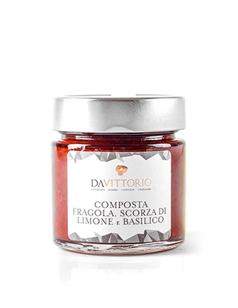 rinascente Da Vittorio Composta Fragola Scorza di Limone e Basilico