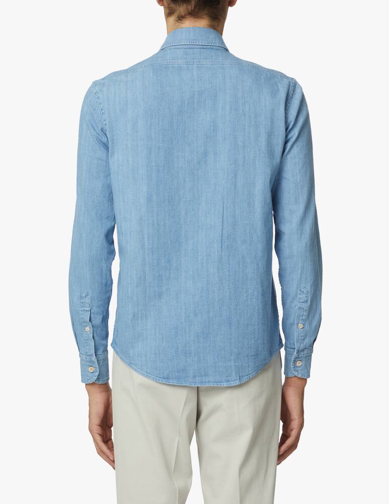 rinascente Boglioli Light denim wester shirt - light blue