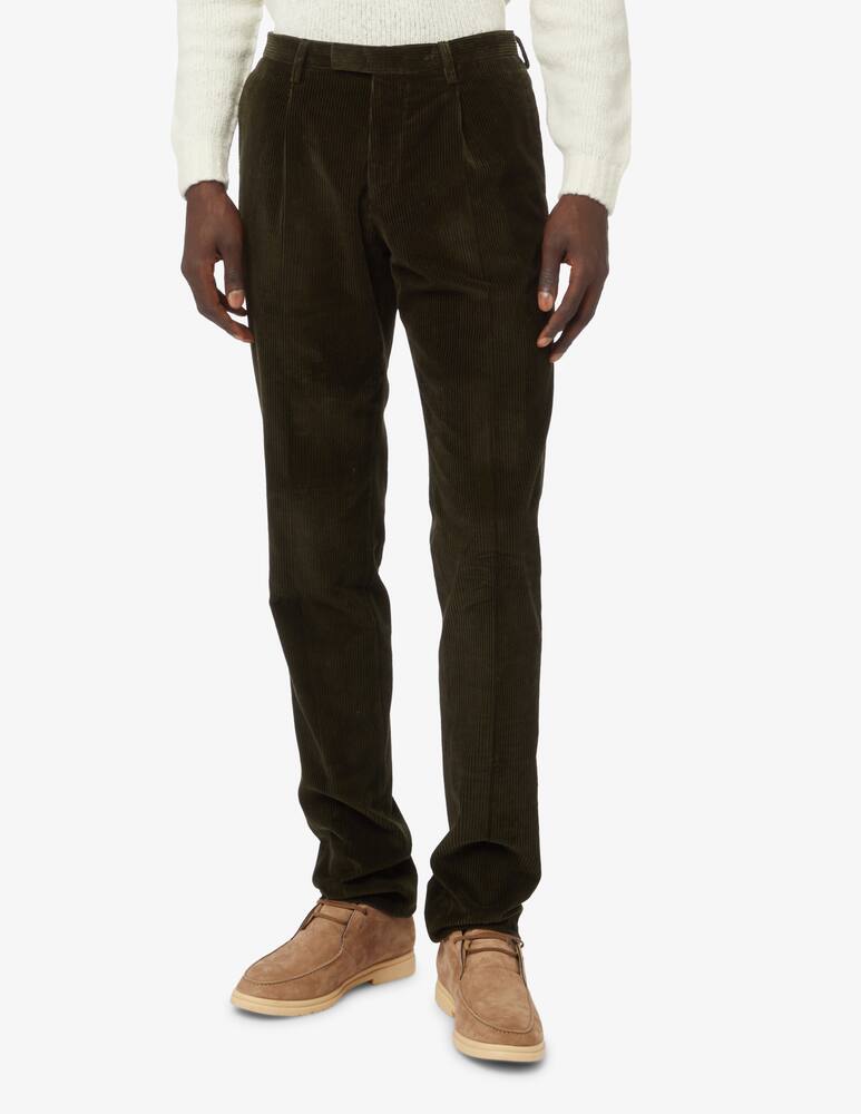 rinascente Boglioli Velvet trousers - Green