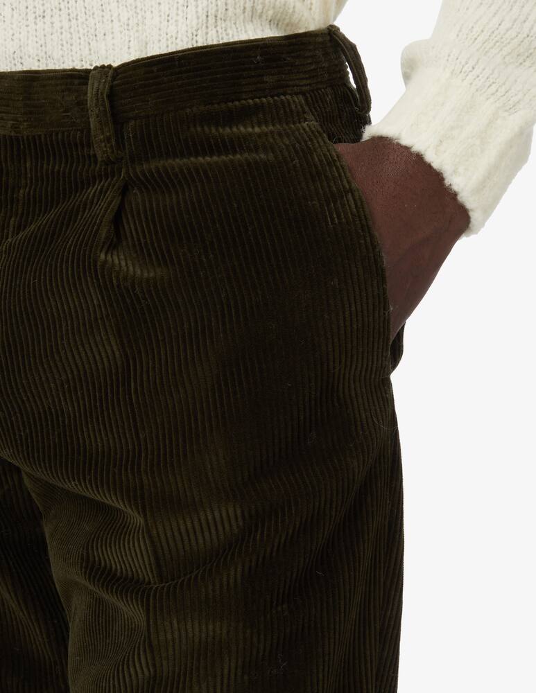 rinascente Boglioli Velvet trousers - Green