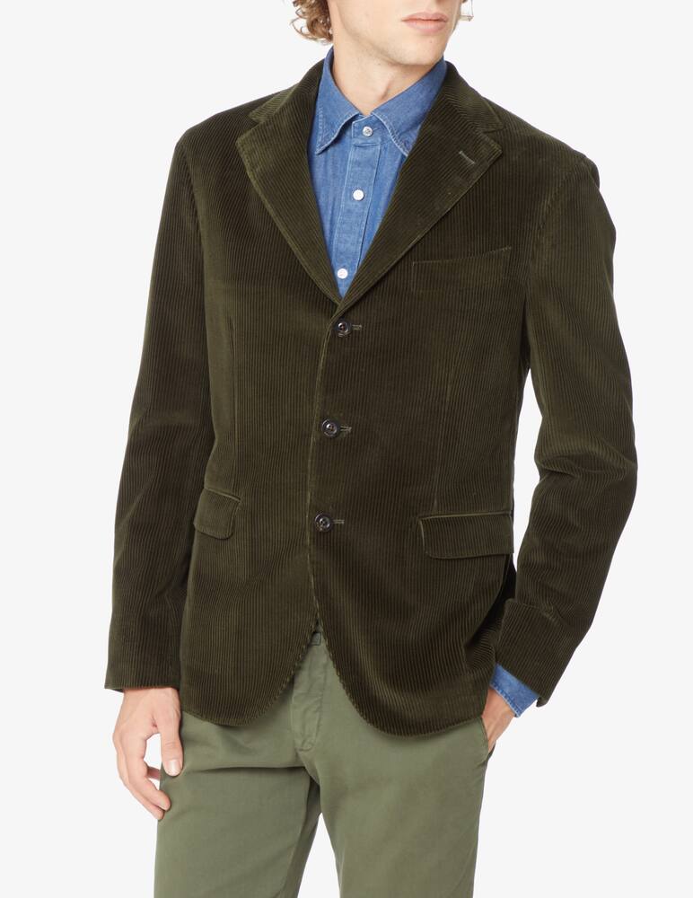 Boglioli Dover velvet jacket - Green - picture 1 Boglioli Dover velvet jacket - Green - picture 1