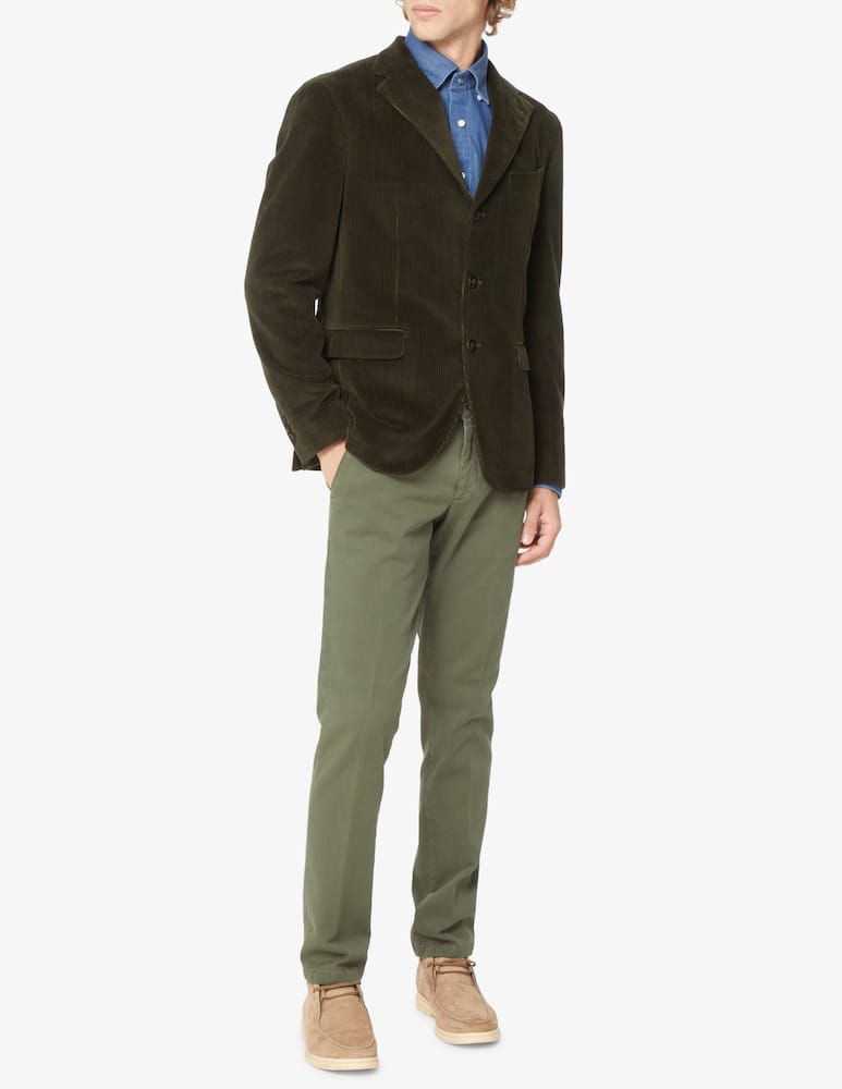 rinascente Boglioli Dover velvet jacket - Green