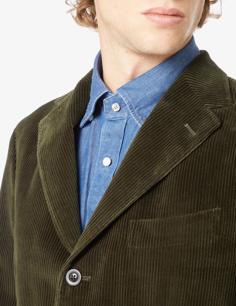 rinascente Boglioli Dover velvet jacket - Green
