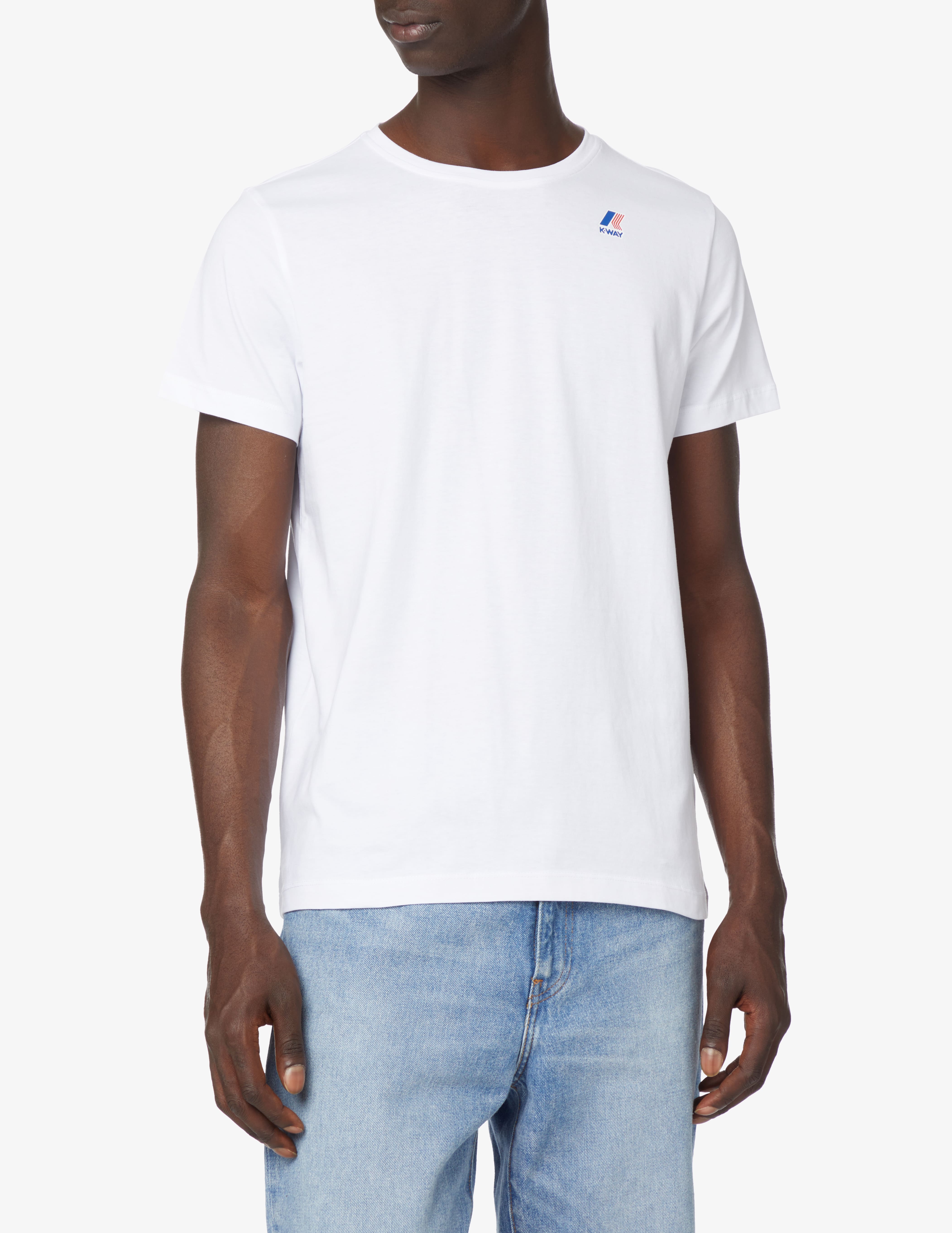 Shop K-Way Pete macro logo t-shirt on Rinascente