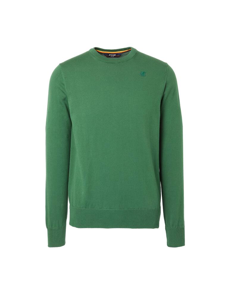 K-Way Small logo auguste roundneck sweater - green - picture 6 K-Way Small logo auguste roundneck sweater - green - picture 6