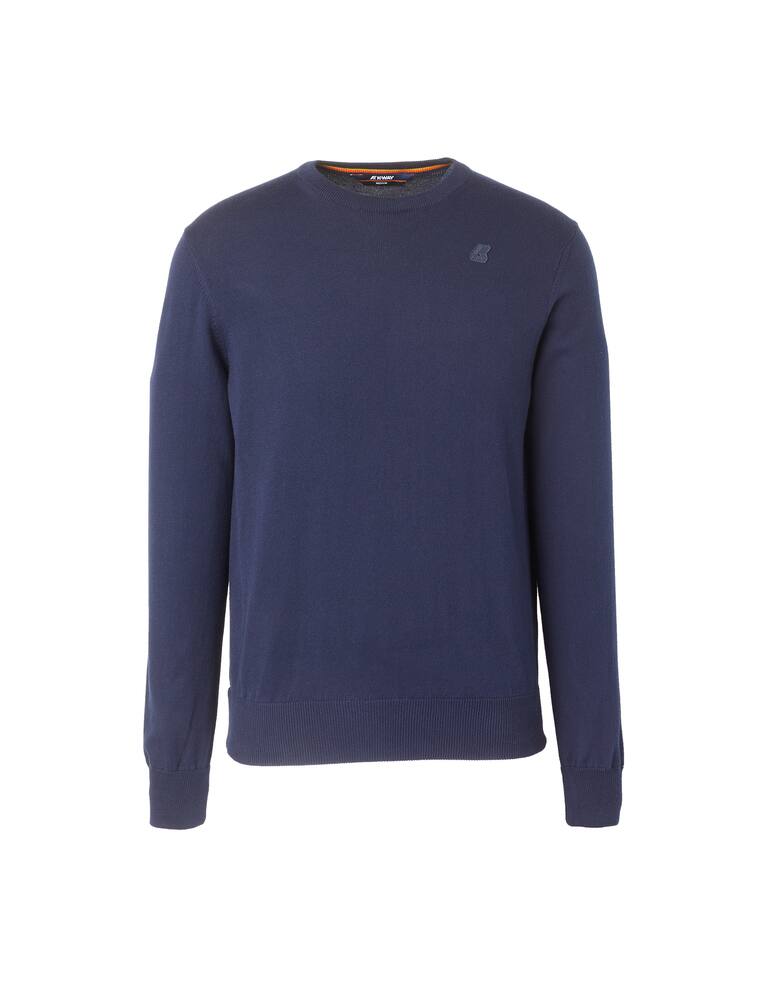 rinascente K-Way Small logo auguste roundneck sweater - blue