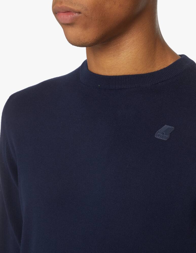 rinascente K-Way Small logo auguste roundneck sweater - blue