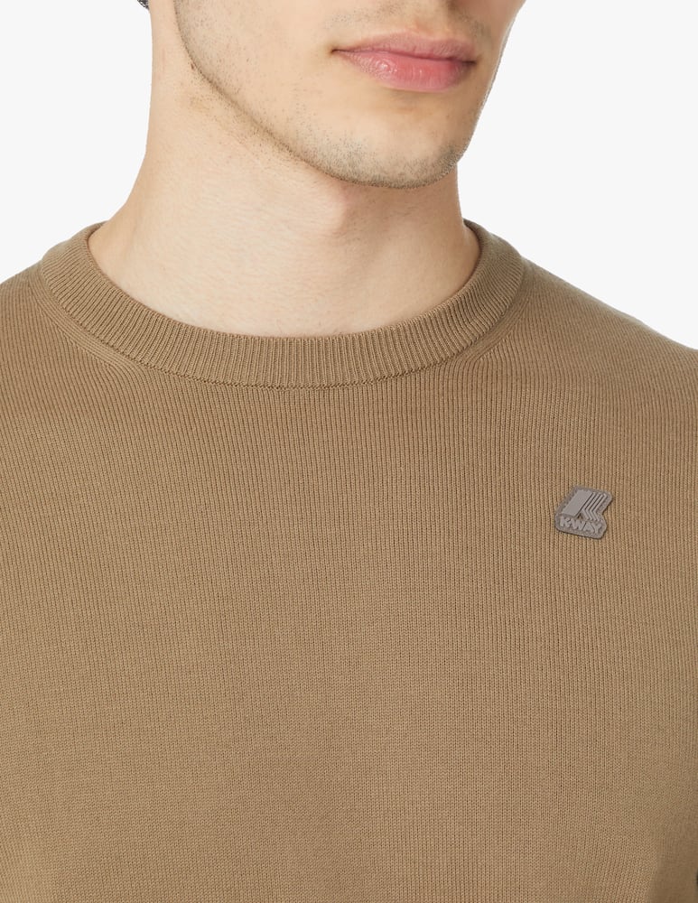 rinascente K-Way Small logo auguste roundneck sweater - beige