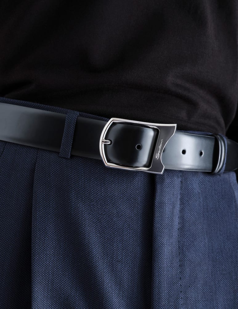 Santoni Leather adjustable belt - picture 5 Santoni Leather adjustable belt - picture 5