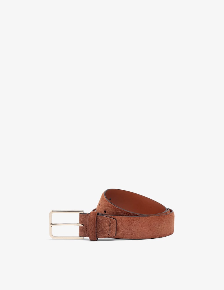 Santoni Suede adjustable belt - picture 1 Santoni Suede adjustable belt - picture 1