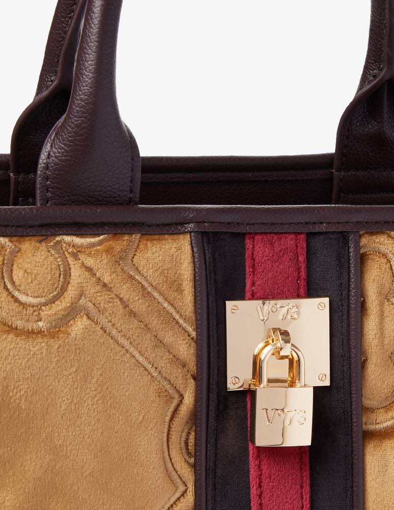 rinascente V73 Borsa in velluto a tracolla Iris M 