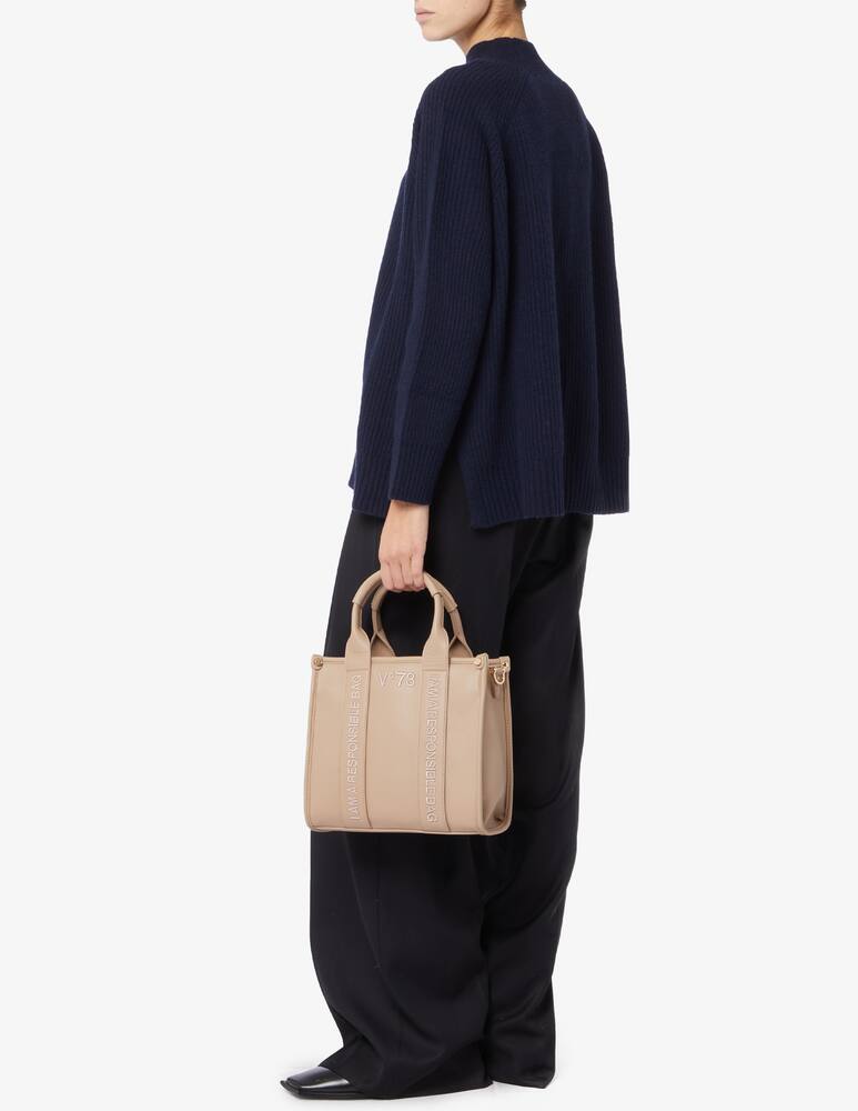 rinascente V73 Echo satchel logo bag