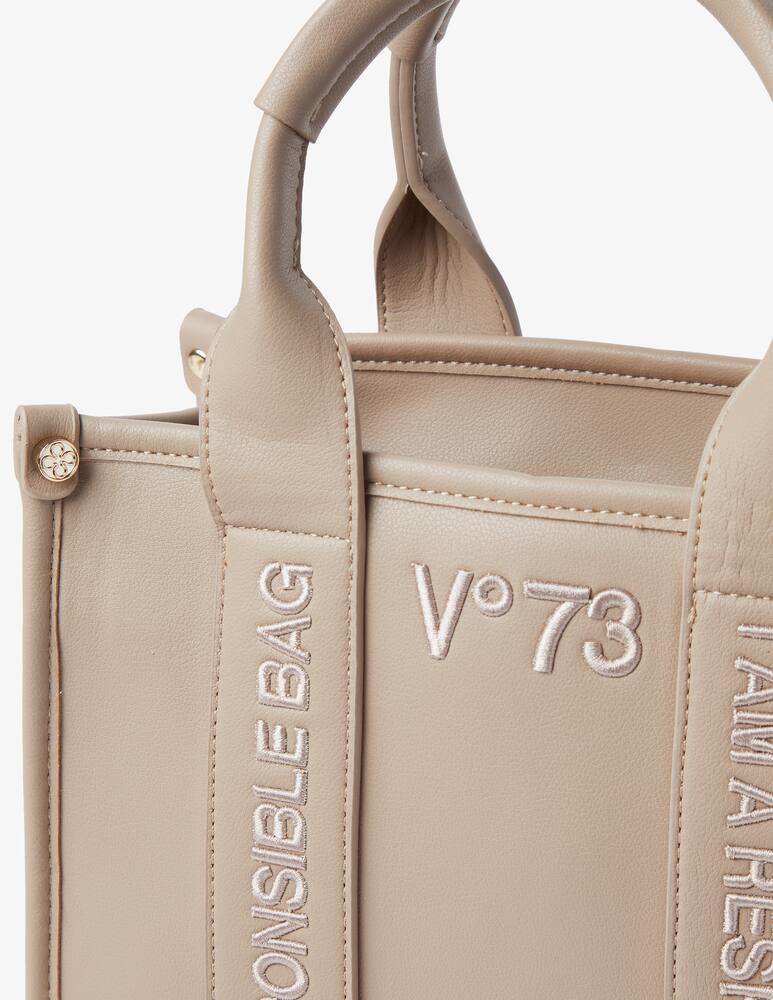 rinascente V73 Echo satchel logo bag