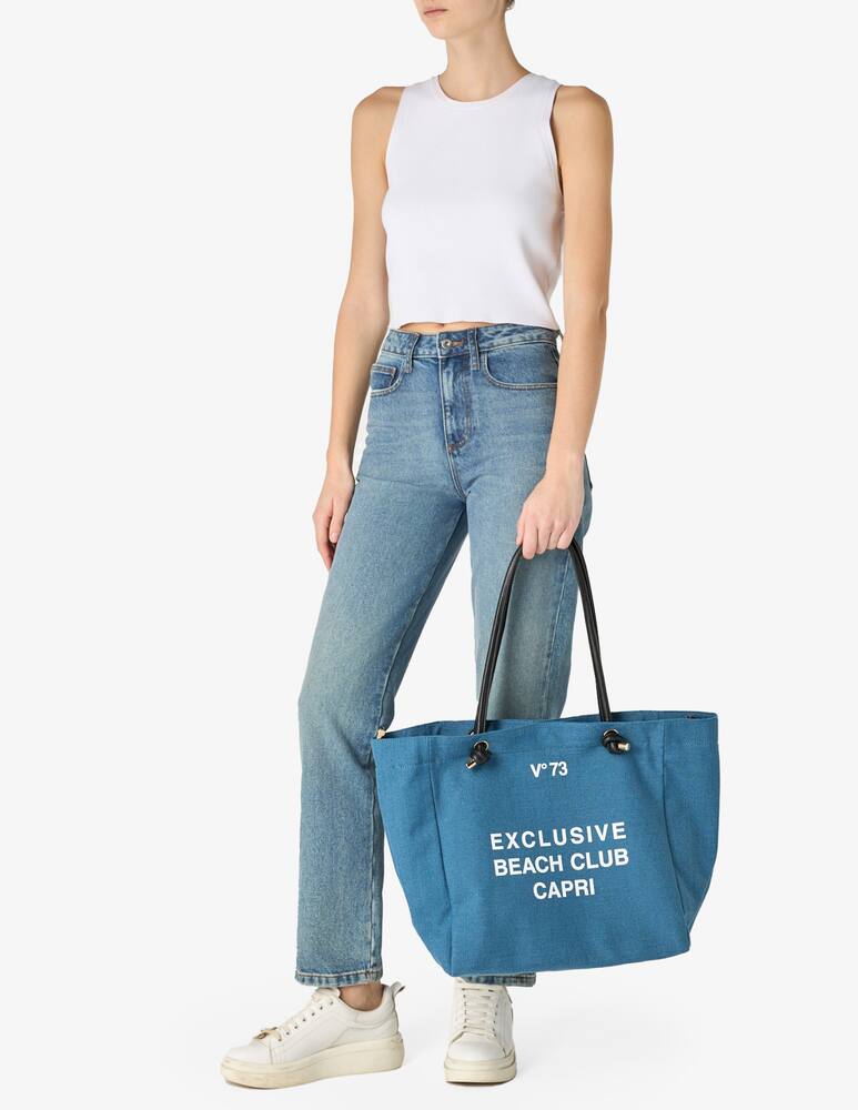 V73 Borsa shopper da spiaggia Capri - immagine 2 V73 Borsa shopper da spiaggia Capri - immagine 2