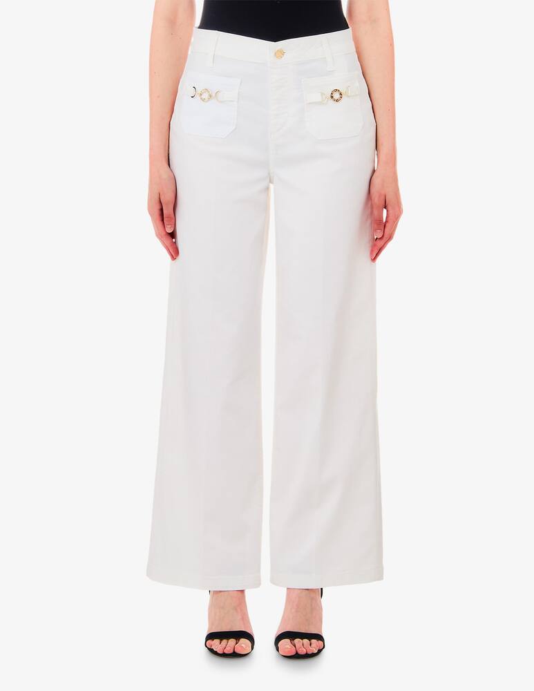 Liu Jo Pantaloni flare cropped a vita alta - immagine 1 Liu Jo Pantaloni flare cropped a vita alta - immagine 1