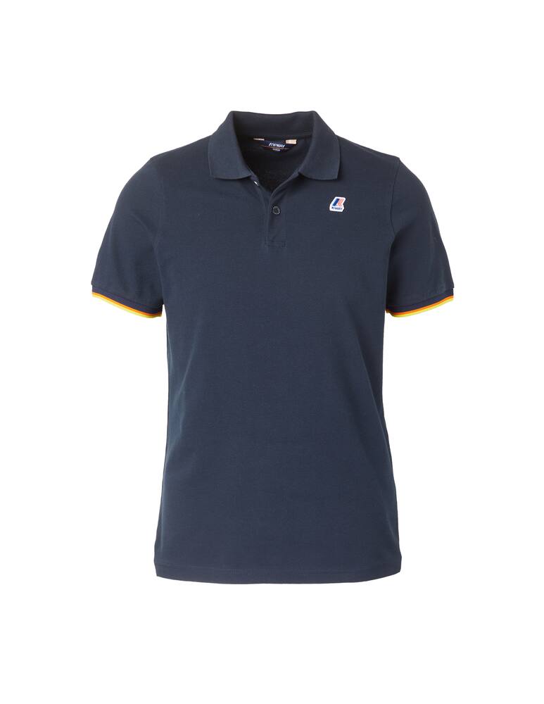 rinascente K-Way Polo manica corta vincent contrasti - blu