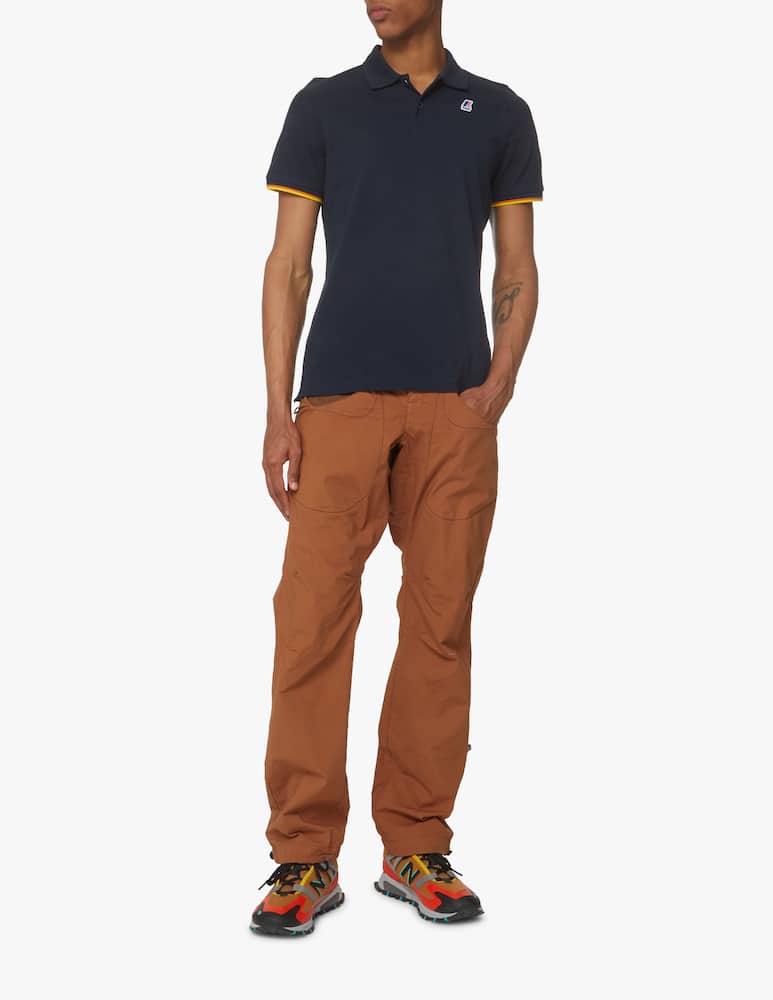 rinascente K-Way Polo manica corta vincent contrasti - blu