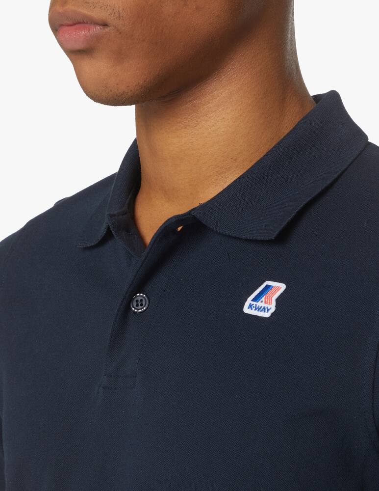 rinascente K-Way Polo manica corta vincent contrasti - blu