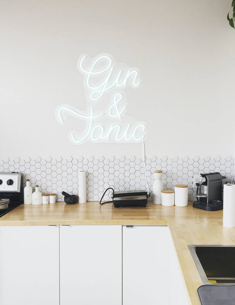 rinascente Candyshock Neon/Led Parete Design Gin&Tonic