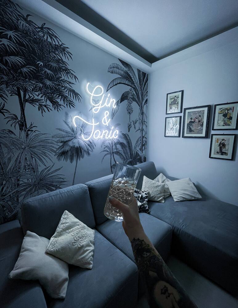 rinascente Candyshock Neon/Led Parete Design Gin&Tonic