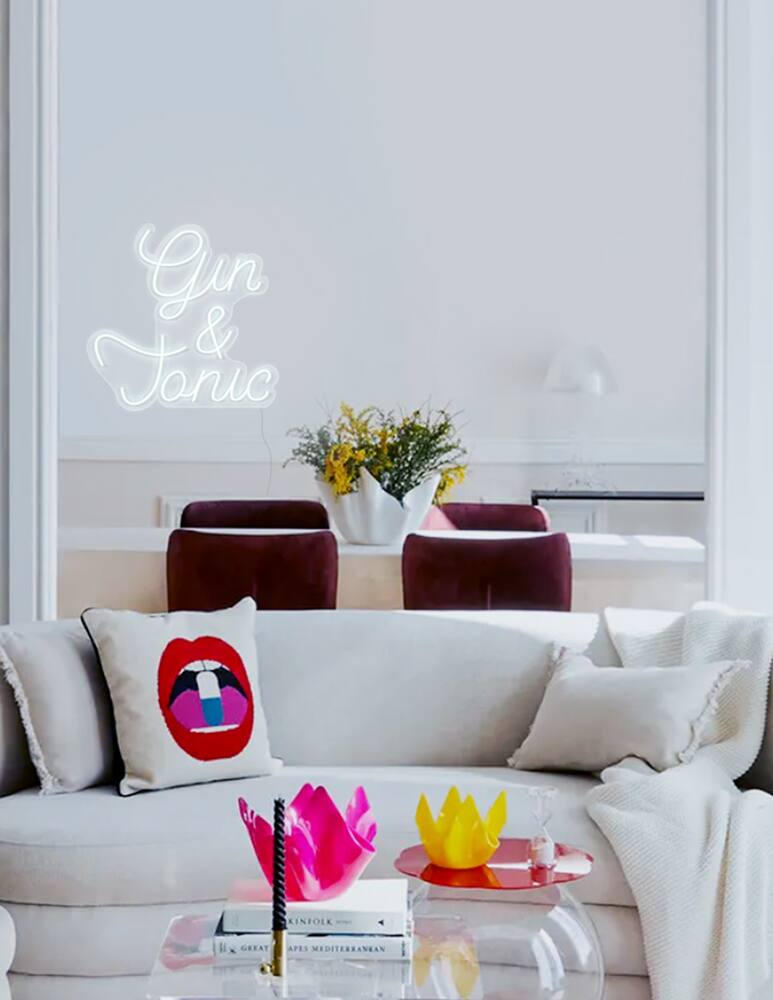 rinascente Candyshock Neon/Led Parete Design Gin&Tonic