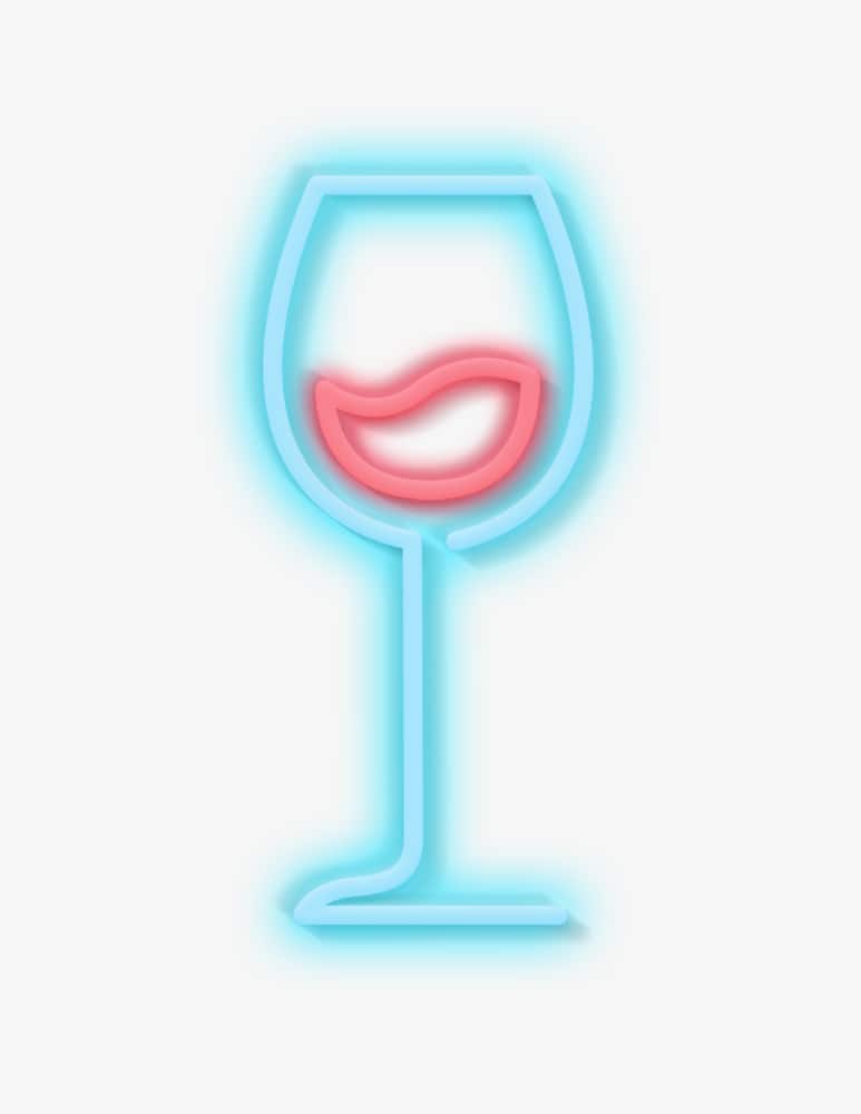 rinascente Candyshock Red Wine Neon da Parete