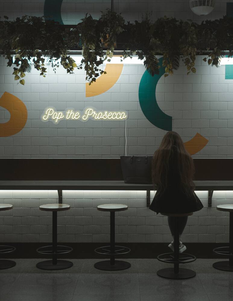 rinascente Candyshock Wall Neon/Led Pop The Prosecco Design