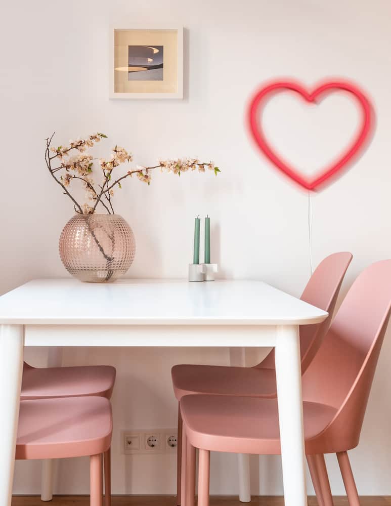 rinascente Candyshock Neon/Led Da Parete Con Design A Cuore