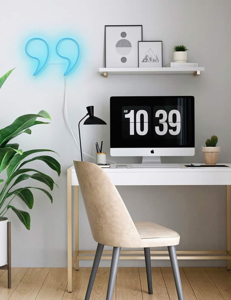 rinascente Candyshock Neon/Led Da Parete Con Design Virgolette