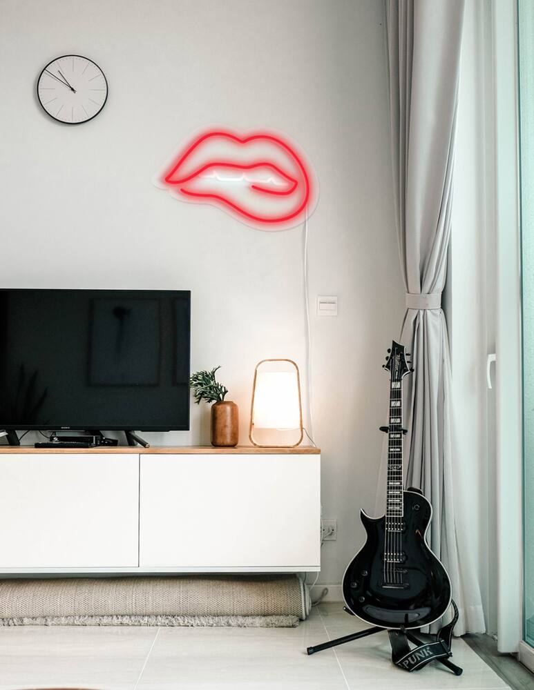 rinascente Candyshock Neon/Led Da Parete Con Design Labbra