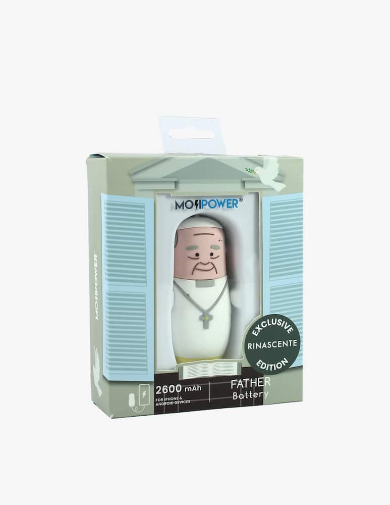 Mojipower Powerbank Papa 2600Mah - immagine 1 Mojipower Powerbank Papa 2600Mah - immagine 1