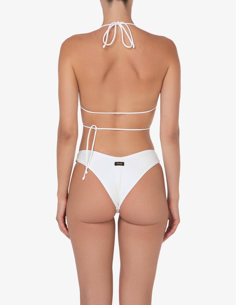 rinascente F**K Sequin triangle bikini set