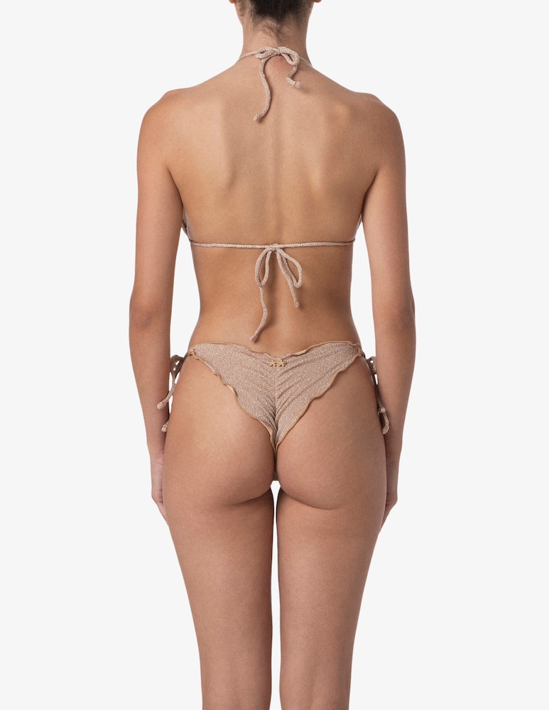 rinascente F**K Triangle bikini with adjustable ties set