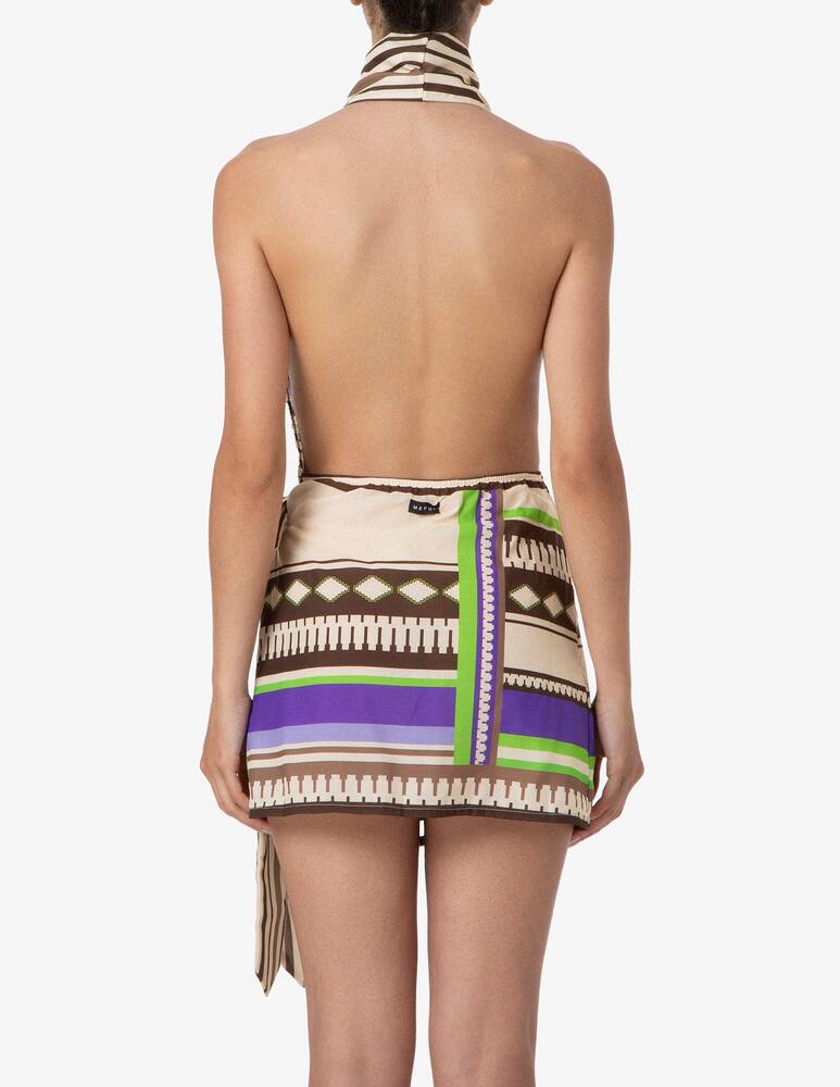 Me-fui Patterned halterneck mini dress - picture 2 Me-fui Patterned halterneck mini dress - picture 2