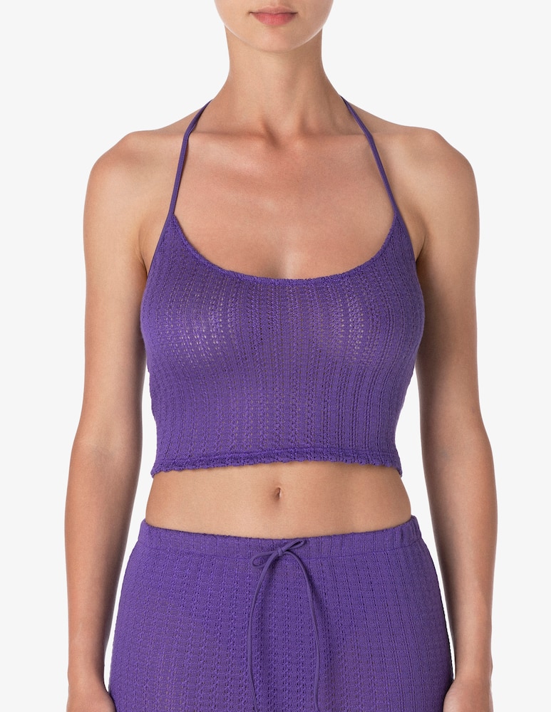 rinascente Me-fui Top corto allacciato al collo