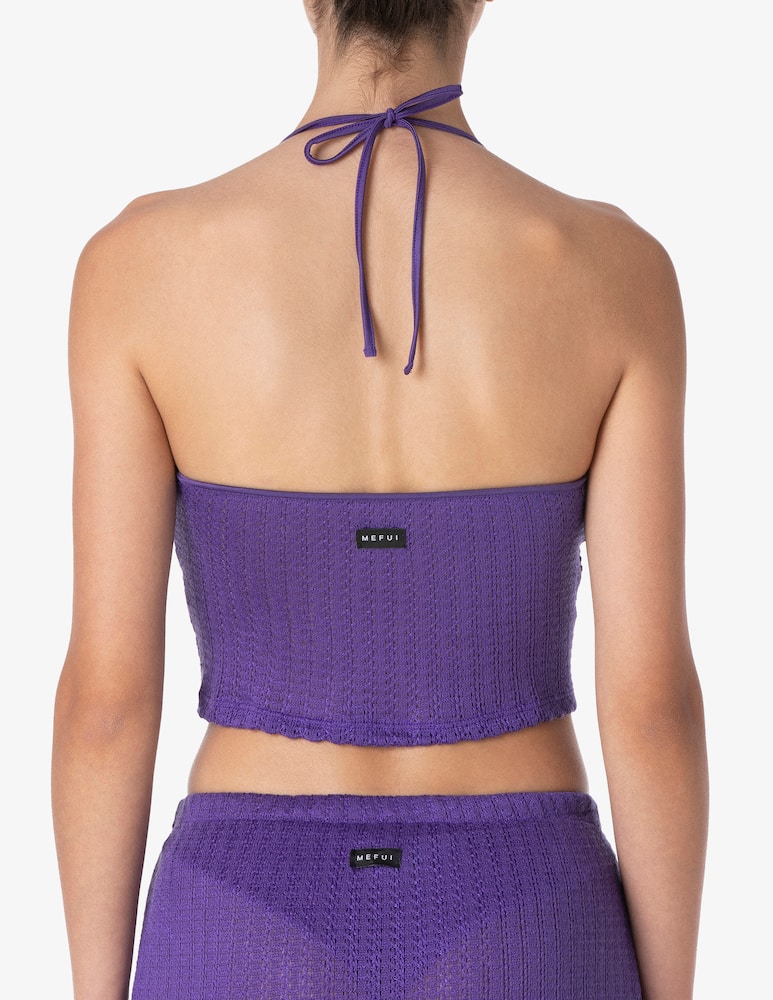 rinascente Me-fui Top corto allacciato al collo