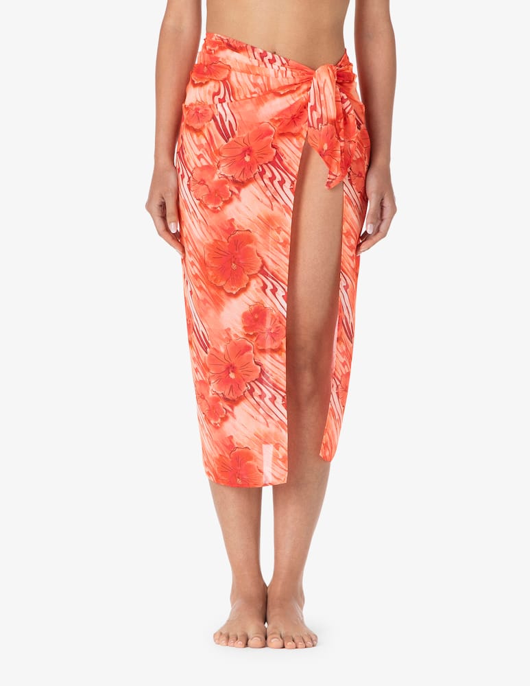 rinascente Me-fui Pareo lungo fantasia floreale