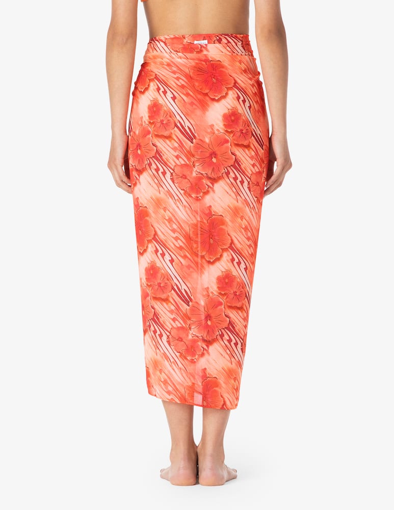 rinascente Me-fui Pareo lungo fantasia floreale